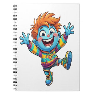 Libreta Inspiradora Niño Azul Feliz