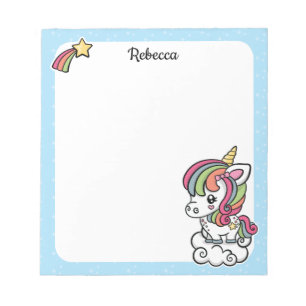 Libreta linda del unicornio