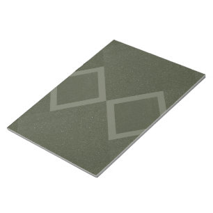Libreta Minimalista de Doble Diamante Verde Musgo