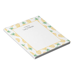 Libreta modelada piña personalizada