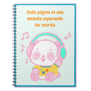 Libreta Panda Musical