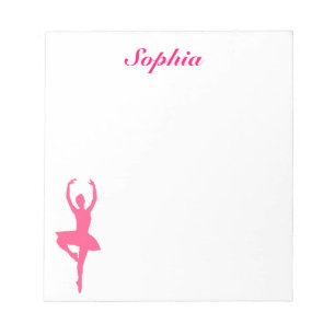 Libreta personalizada bailarina (pink)