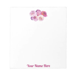 Libreta personalizada Dazzling Dahlia