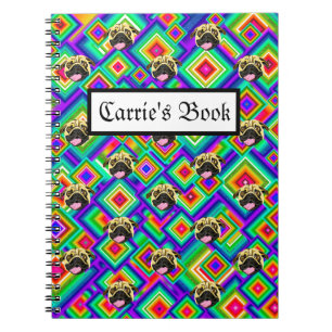 Libreta personalizada de Pug