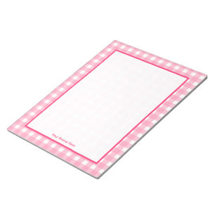 Libreta personalizada guinga rosada