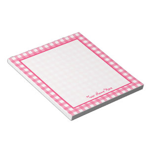 Libreta personalizada guinga rosada