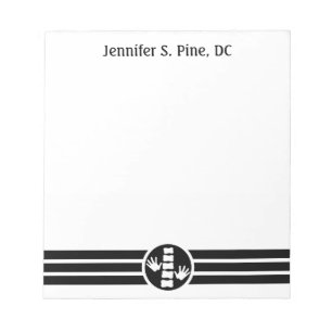 Libreta personalizada logotipo de la quiropráctic