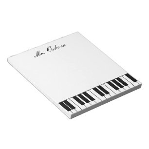 Libreta personalizada piano