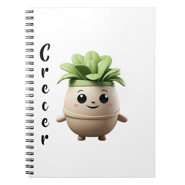 Libreta Pipo Crecer – Ideas que Florecen (Frente)