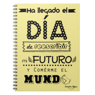 Libreta reescribir mi futuro personalizable