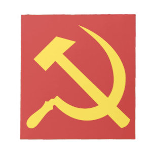 Libreta rusa del martillo y de la hoz
