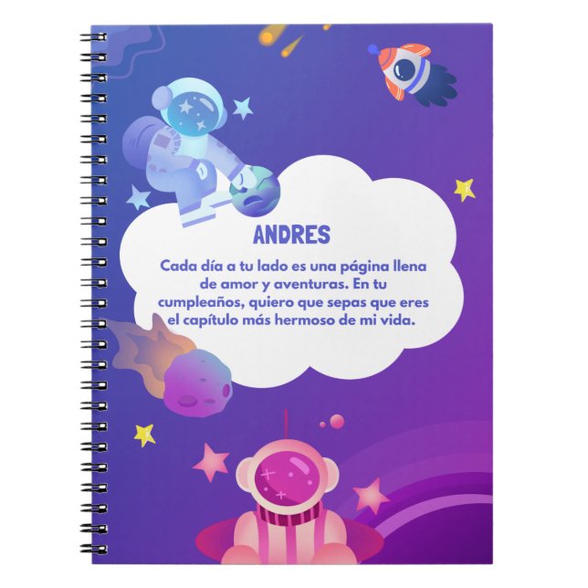 Libreta sencilla personalizada (Frente)