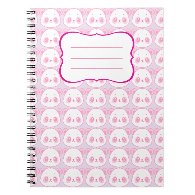 Libreta Sweet Panda  (Frente)