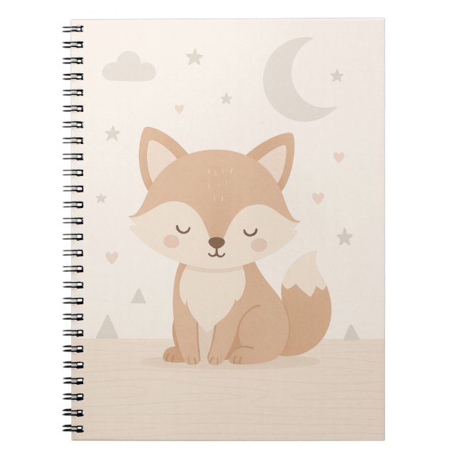 Libreta Zorrito Nórdico – Dulzura Natural (Frente)