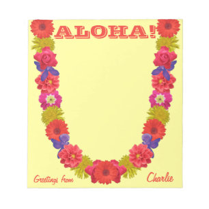 Libretas hawaianas del personalizado de los leus