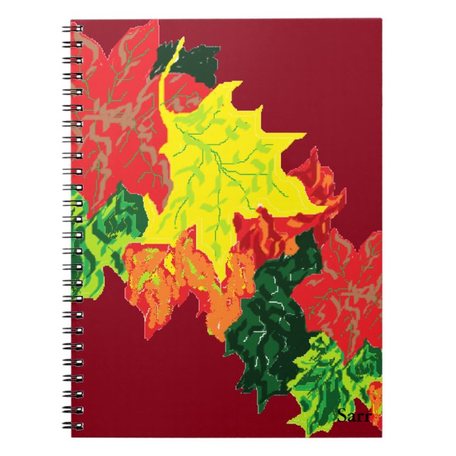 Libretas Hojas de Otoño (Frente)