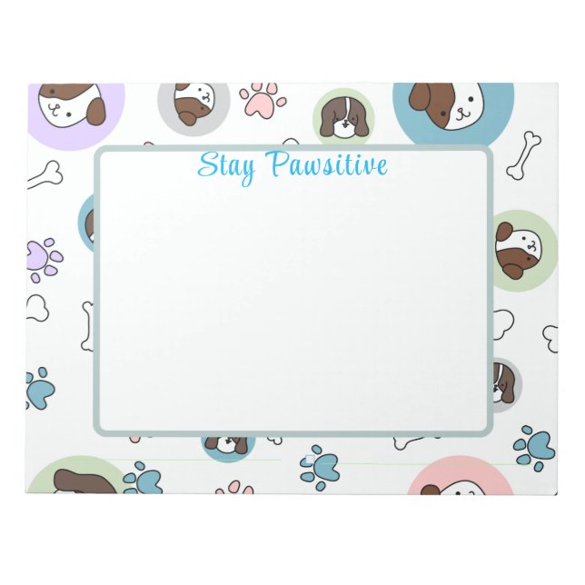 Libretas Personalizadas Pawsitive Perro (Frente)