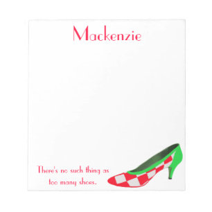 Libretas personalizadas zapato lindo del tacón