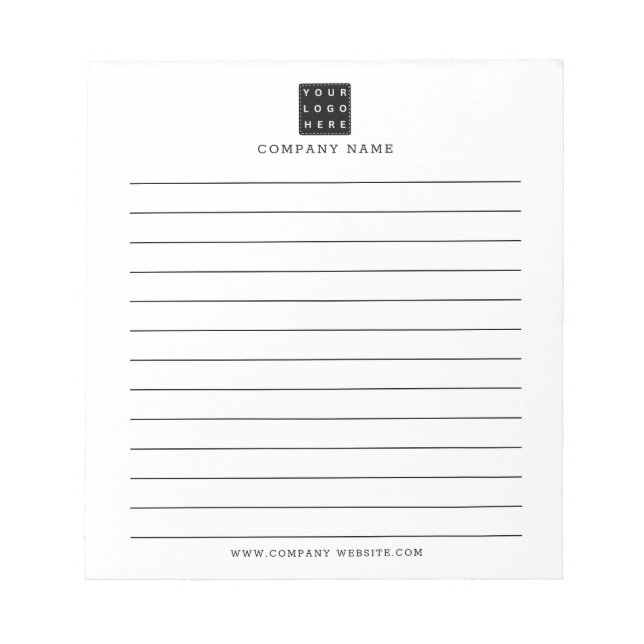 Libretas promocionales de empresa con logotipo de  (Frente)