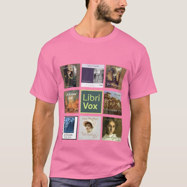 LibriVox CHICA. Camiseta (Anverso)