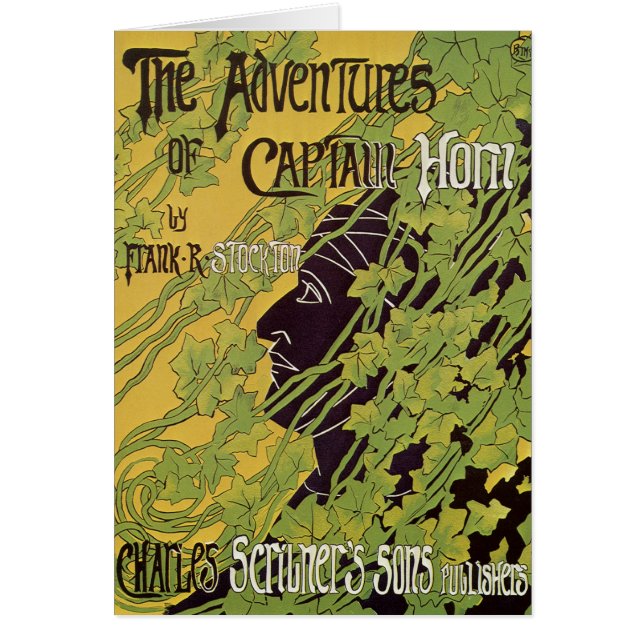 Libro Antiguo Art Nouveau, Aventuras del Capitán H (Frente)