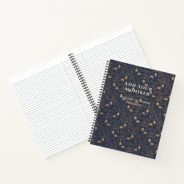 Libro Antiguo Elegante Personalizado (Interior)