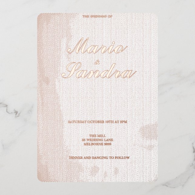 Libro Blanco Invitación a la boda (Anverso)