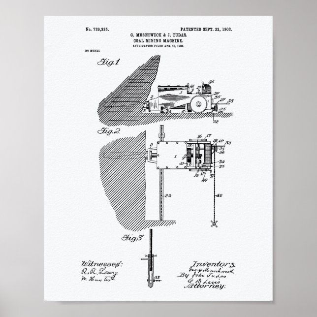 Libro Blanco Patente Arte de la Mina de Carbón 190 (Frente)