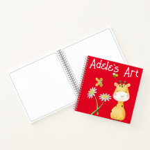 Libro de arte personalizado rojo