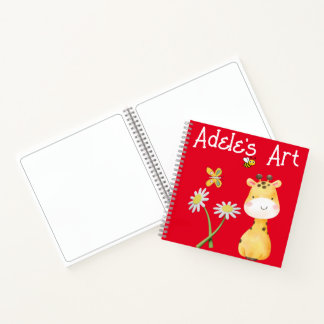 Libro de arte personalizado rojo