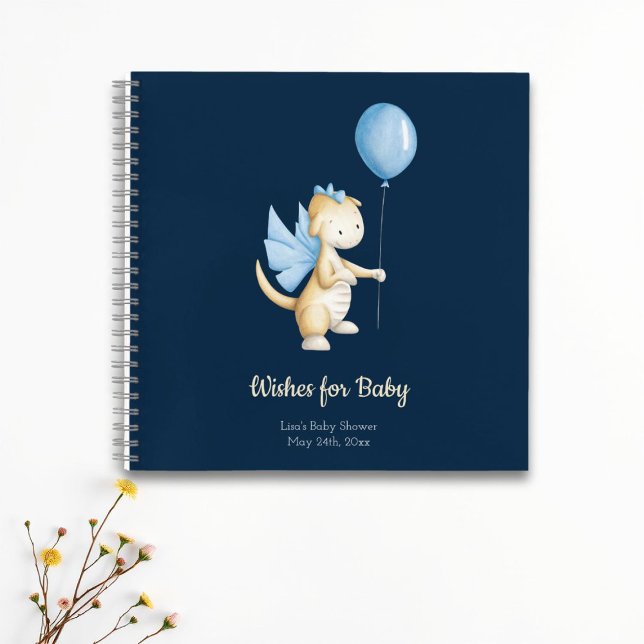 Libro de Baby Shower Blue Wires for Baby Dragon (Subido por el creador)