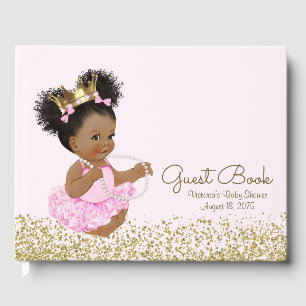 Libro de Baby Shower de la princesa africana