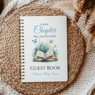 Libro de Baby Shower de New Chapter Boy Brunch