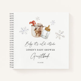 Libro de Baby Shower sobre el chocolate caliente