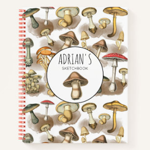 Libro de bocage de los hongos del bosque de Woodla