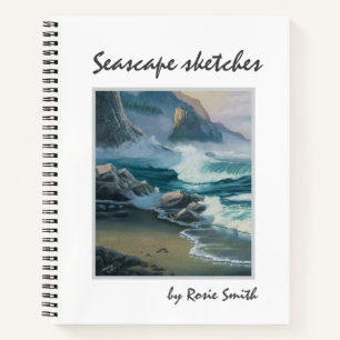 Libro de Bocetos - Bocetos de Paisajes Marinos