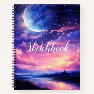 Libro de bocetos Celestial de las estrellas de la