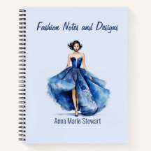 Libro de bocetos de moda personalizados