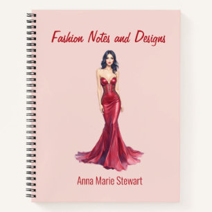 Libro de bocetos de moda personalizados