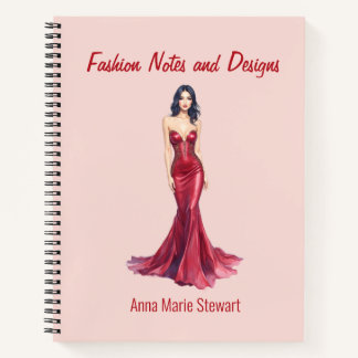 Libro de bocetos de moda personalizados