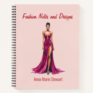 Libro de bocetos de moda personalizados
