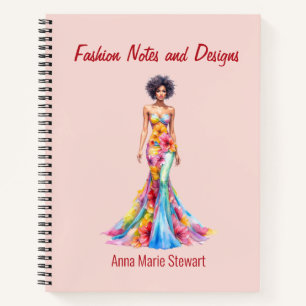 Libro de bocetos de moda personalizados