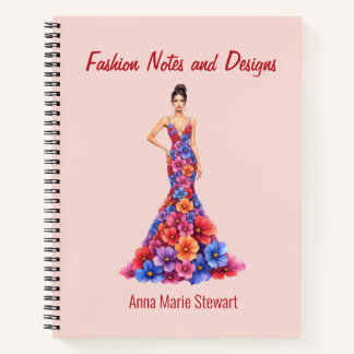 Libro de bocetos de moda personalizados