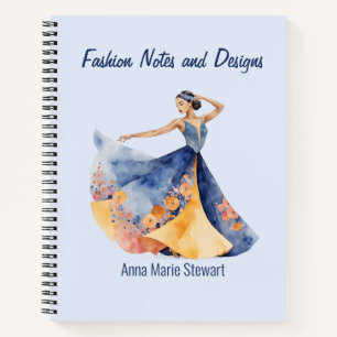 Libro de bocetos de moda personalizados