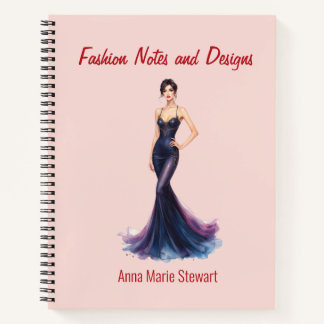 Libro de bocetos de moda personalizados