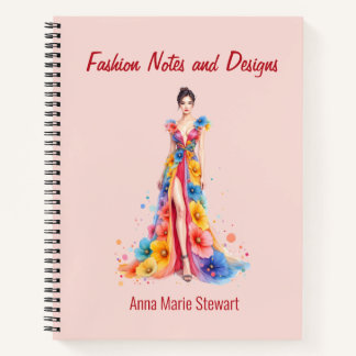 Libro de bocetos de moda personalizados