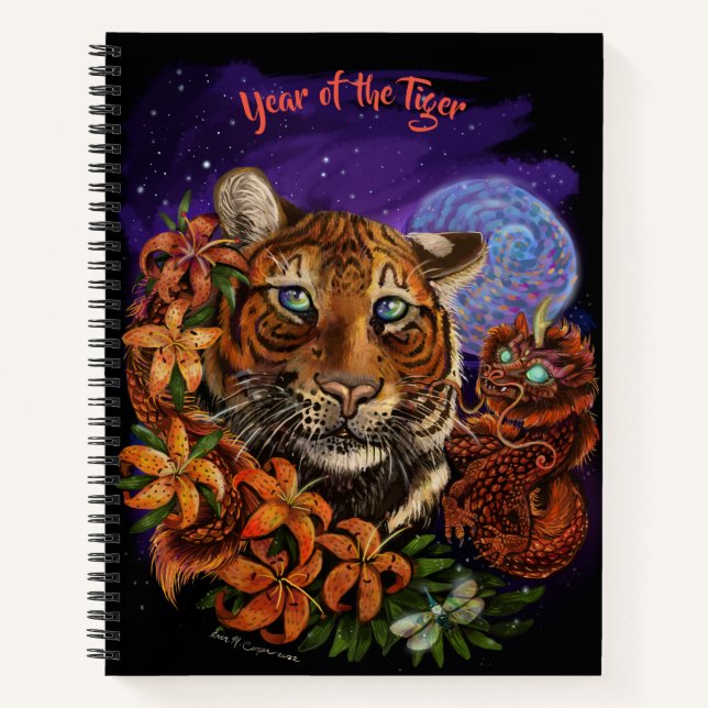 Libro de bocetos del Año Chino del Tigre (Anverso)