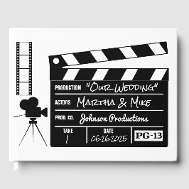 Libro de Bodas de Hollywood Movie Clapboard