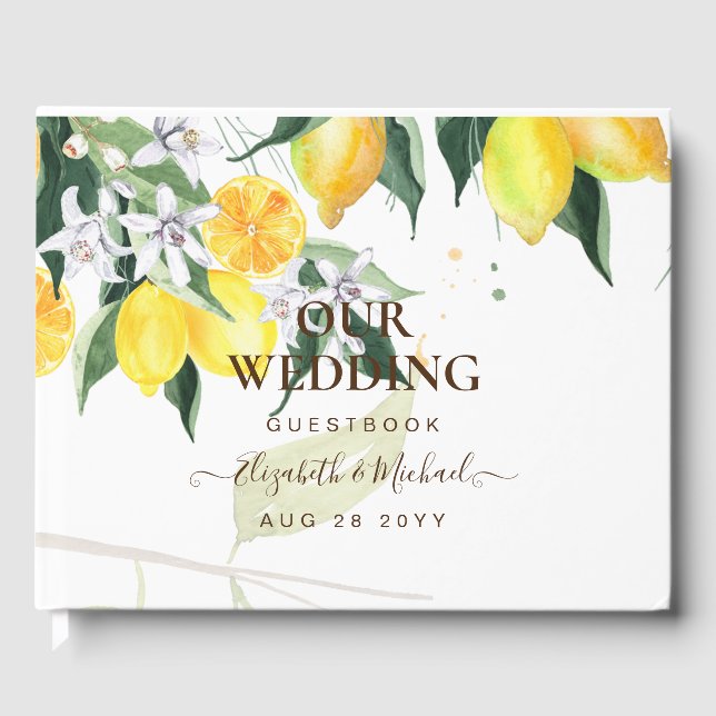 Libro de Bodas de Lemons Fresco (Anverso)