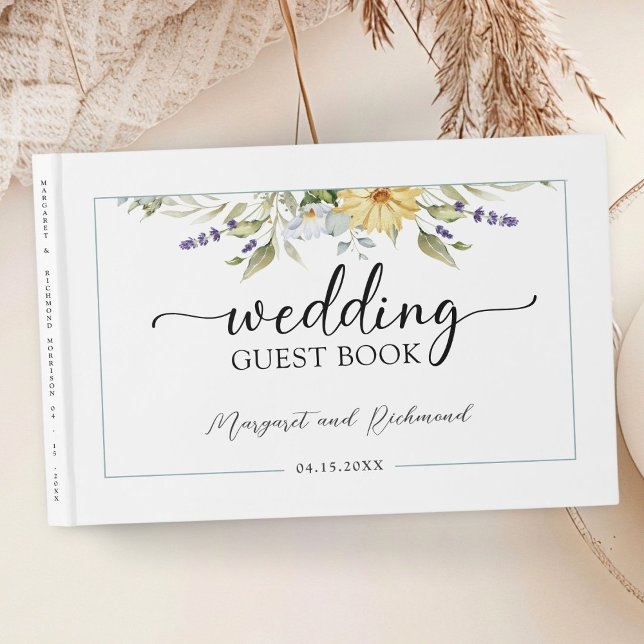 Libro de Bodas de morado de lavanda rústica (Subido por el creador)